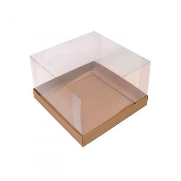 Caixa Para Torta Kraft 22X22X8 - Crystal Forming