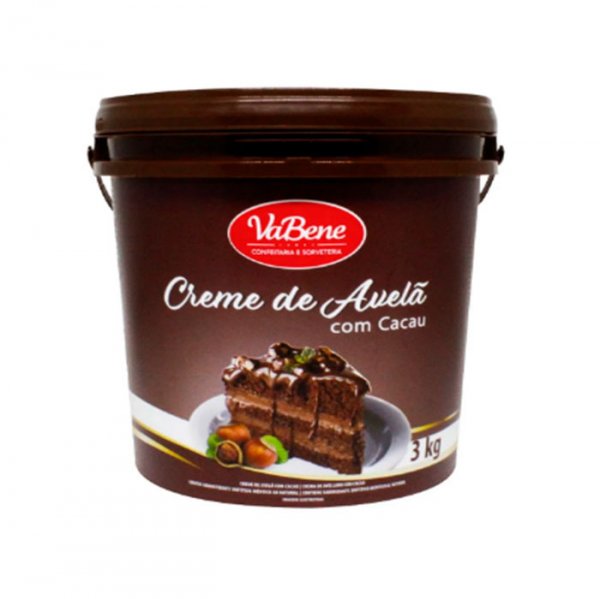 Creme De Avela Com Cacau 3Kg - Vabene