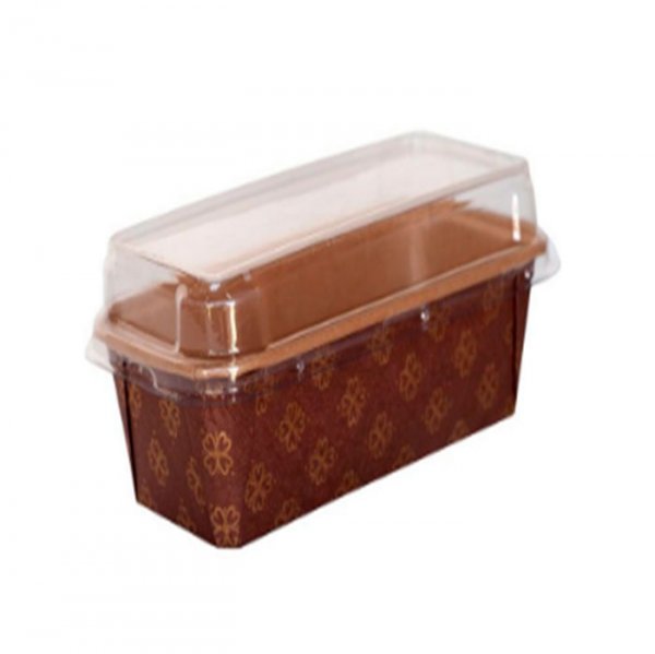 Forma Bolo Ingles Plumpy Marrom M C/ Tampa (5Un) - Sulformas