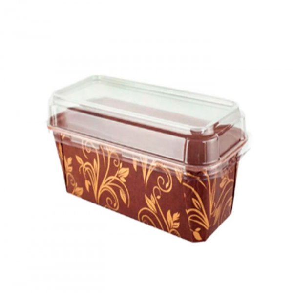 Forma Bolo Ingles Plumpy Marrom P C/Tampa (5Un) - Sulformas