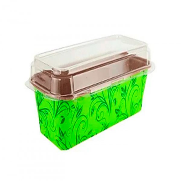 Forma Bolo Inglês Plumpy P Verde (5Un) - Sulformas