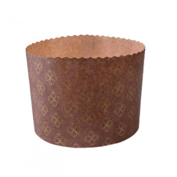 Forma Panetone Marrom 250g (12Un) - Sulformas
