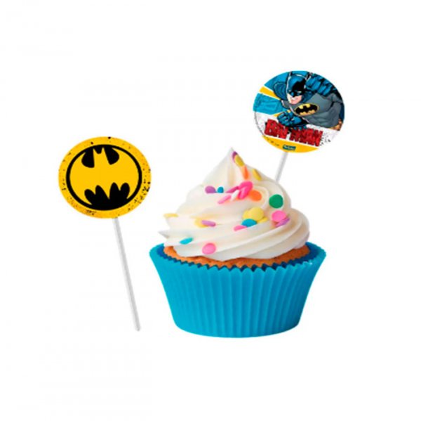 Banderinha Docinhos Batman 2016 (8Un) - Festcolor