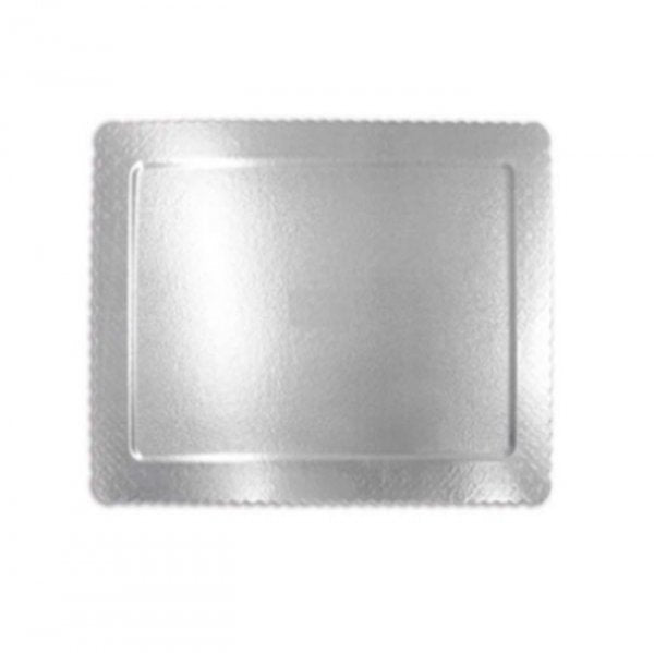 Cakeboard Retangular Prata (40X30) - Ultrafest