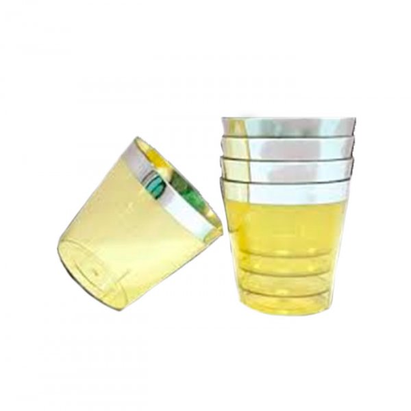 Copo Requinte Amarelo 25Ml (C/20) - Prafesta