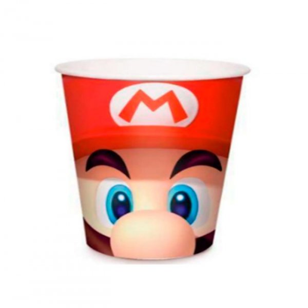 Copo De Papel Super Mario 240Ml (C/8Un) - Cromus