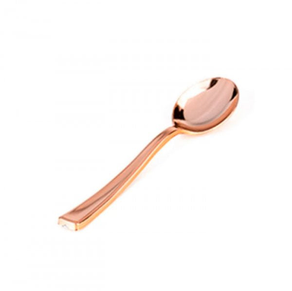 Colher Refeição Gold/Rose Premium - Silver Festas