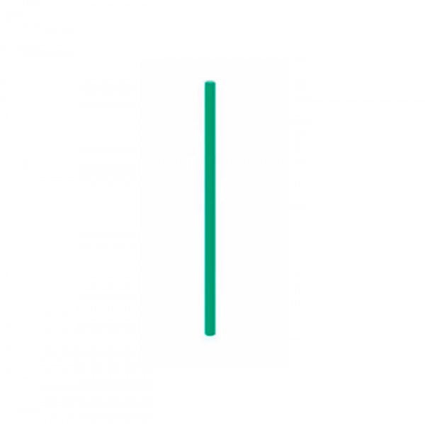Canudo Papel Liso Verde Bandeira (20Un) - Cromus