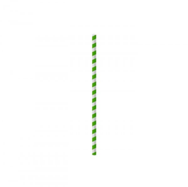 Canudo Papel Missioni Verde (20Un) - Cromus