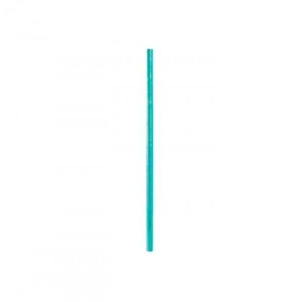 Canudo Papel Nacarado Verde (20Un) - Cromus