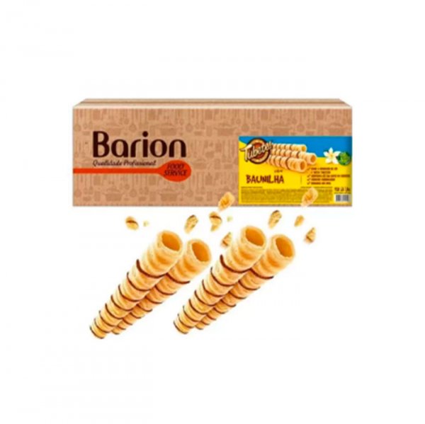 Canudo Tubetes Waffer Barion 1Kg - Barion
