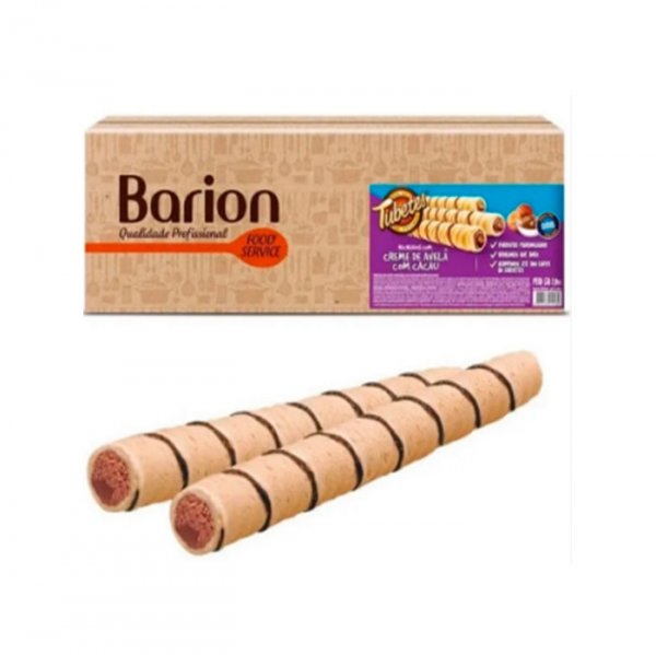 Canudo Tubetes Waffer Avela 2Kg - Barion