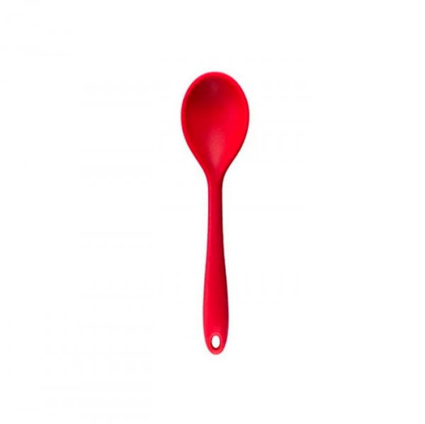 Colher Silicone Duplo Vermelho - Oikos