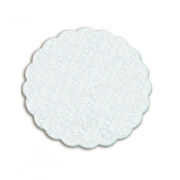 Fundo Bandeja Renda Francesa Branco 11Cm (100Un) - Cromus