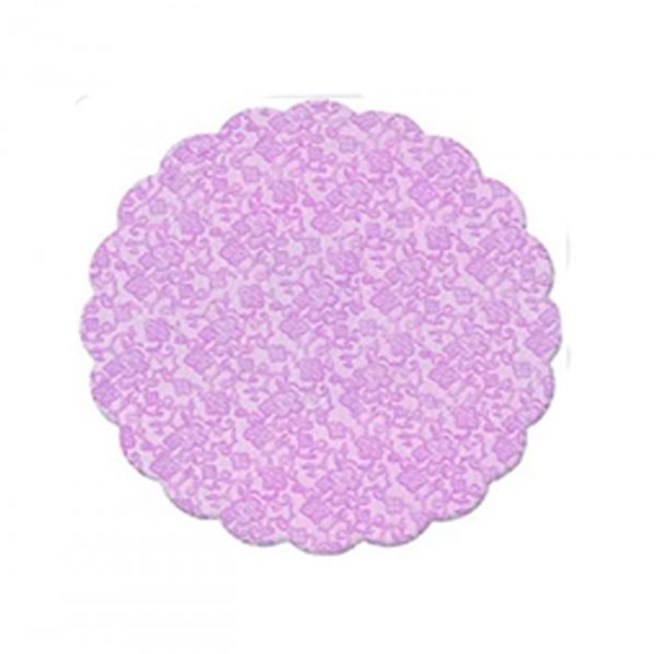 Fundo Bandeja Renda Francesa Lilas 7Cm (100Un) - Cromus