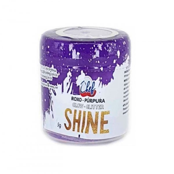 Gliter Glow Roxo 5g - Iceberg Chef