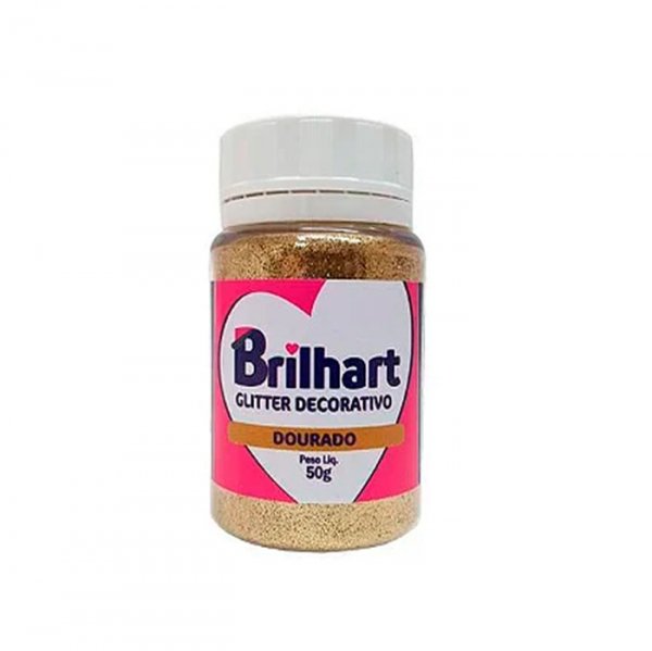 Glitter Dourado 50G - Brilhart