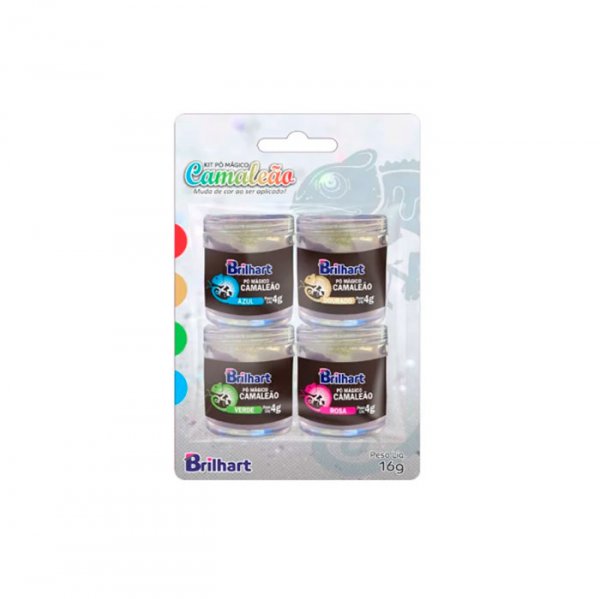 Kit Po Magico Camaleão 16G (4Un) - Brilhart