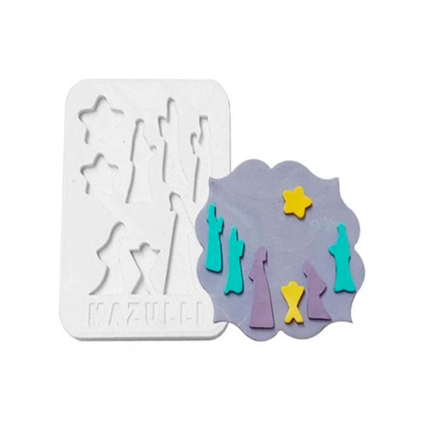 Molde De Silicone Presepio Natalino 135 - Mazulli