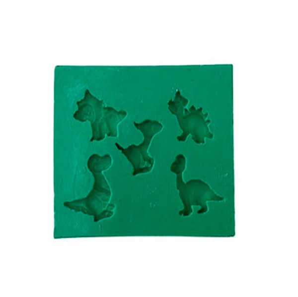 Molde De Silicone Dinossauros Miniaturas 2052 - Mazulli