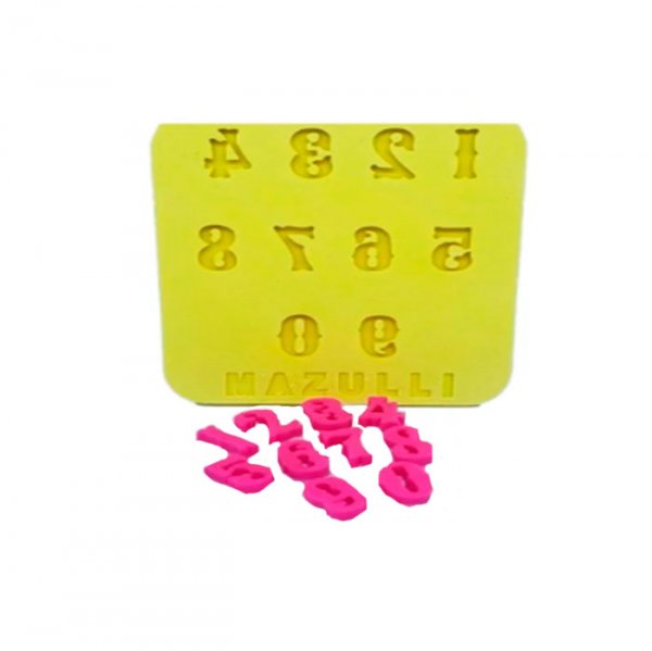 Molde De Silicone Números Circo 2254 - Mazulli