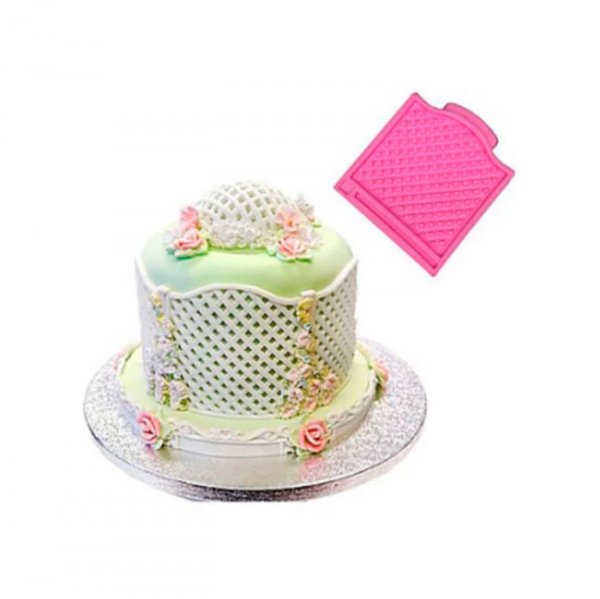 Molde De Silicone Textura Acabamento Confetaria S405 - Molds Planet