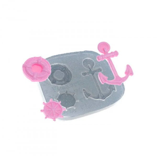 Molde Em Silicone Ancora/Boia/Timão - Flexarte