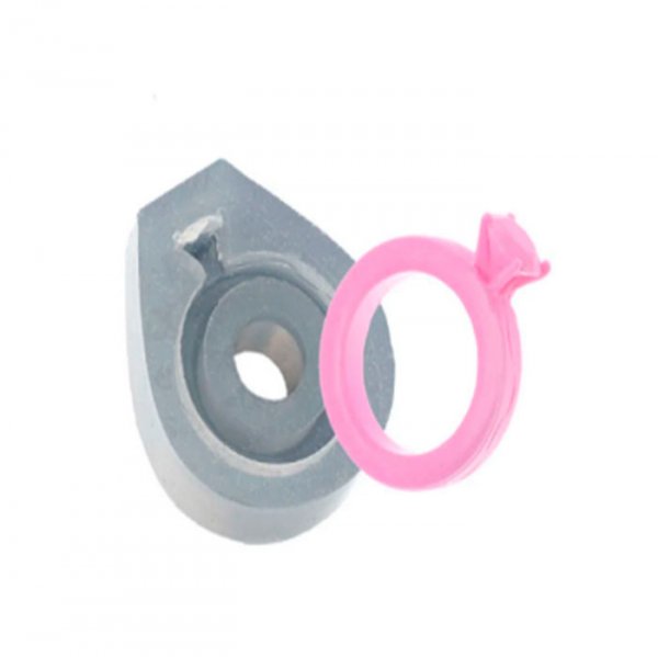 Molde Em Silicone Anel Solitario - Flexarte