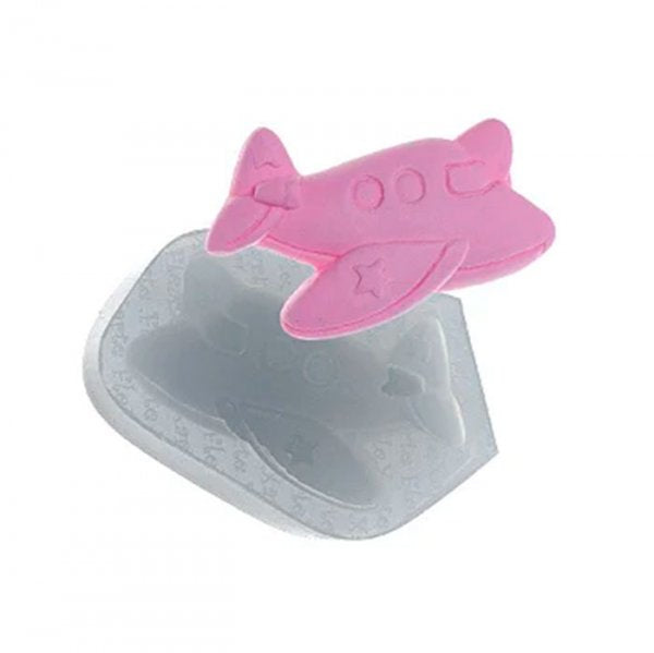 Molde Em Silicone Avião - Flexarte