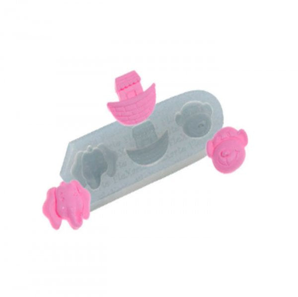 Molde Em Silicone Elefante - Flexarte