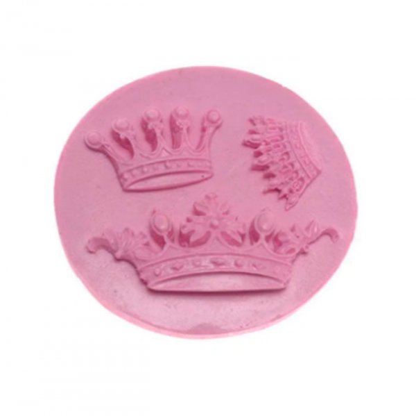 Molde Em Silicone Trio De Coroa Varia - Flexarte