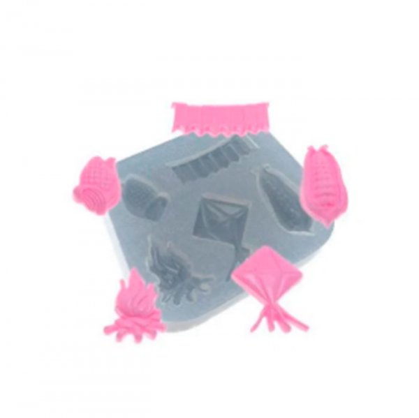 Molde Em Silicone Festa Junina - Flexarte