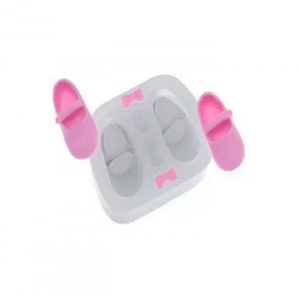 Molde Em Silicone Par De Sapatinho - Flexarte