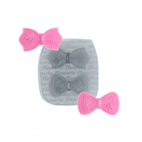 Molde Em Silicone Par Laços Heathcote Médios - Flexarte