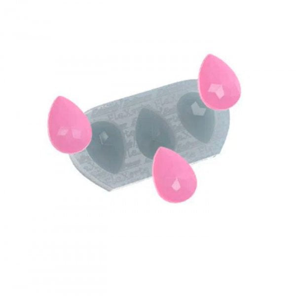 Molde Em Silicone Pedra Gota Eb - Flexarte