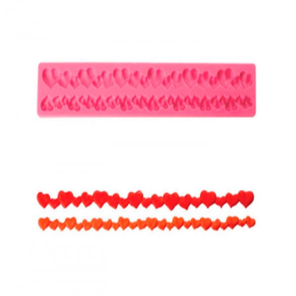 Molde Em Silicone Corações (St06) - Pavoni Italia