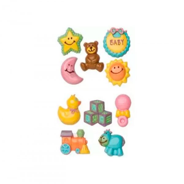 Molde Em Pvc Wilton Bebe 10 Modelos - Scrap