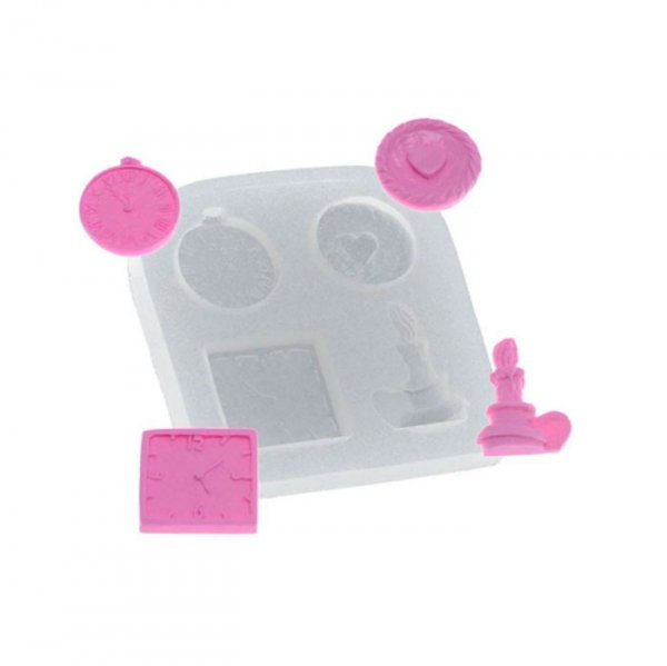 Molde Em Silicone Relogio - Flexarte