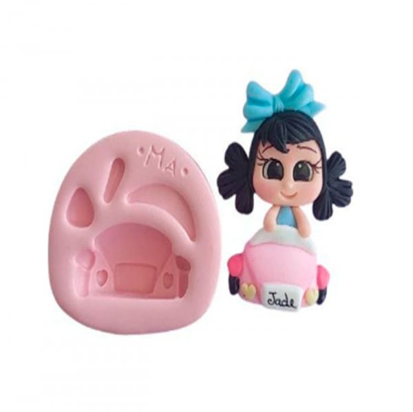 Molde Em Silicone Carro Fusca - Marcela Arteira