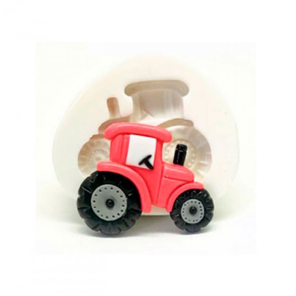 Molde Em Silicone Trator Da Fazendinha - Cia Do Molde