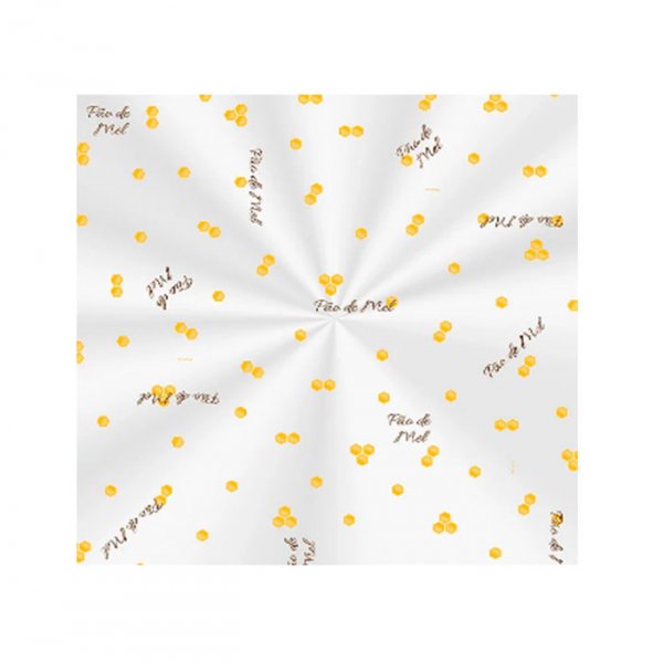 Saco Transparente 11X19.5 Favo Mel (100Un) - Cromus