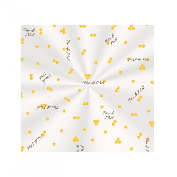 Saco Transparente 10X14 Favo De Mel (100Un) - Cromus