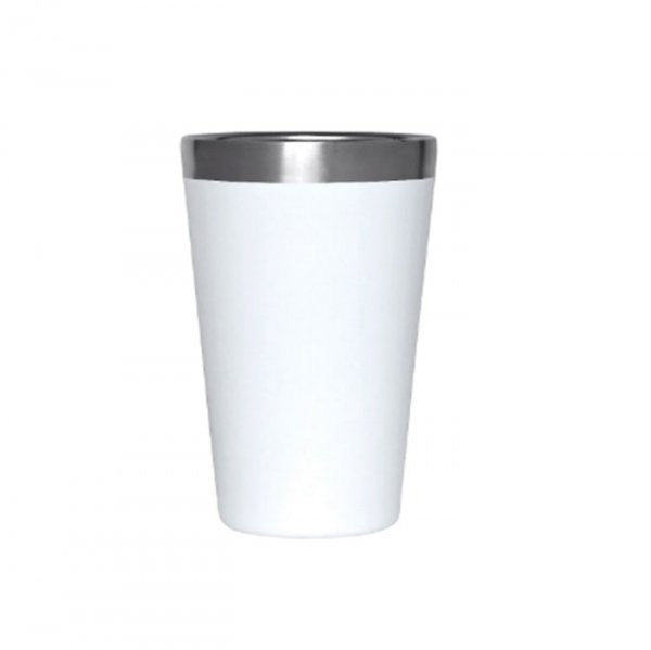 Copo Termico Inox Branco 470Ml - Mimo Style