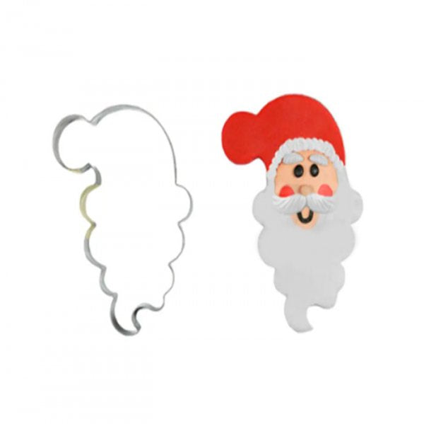 Cortador Rosto Papai Noel (2,5Cm) - Kafstar