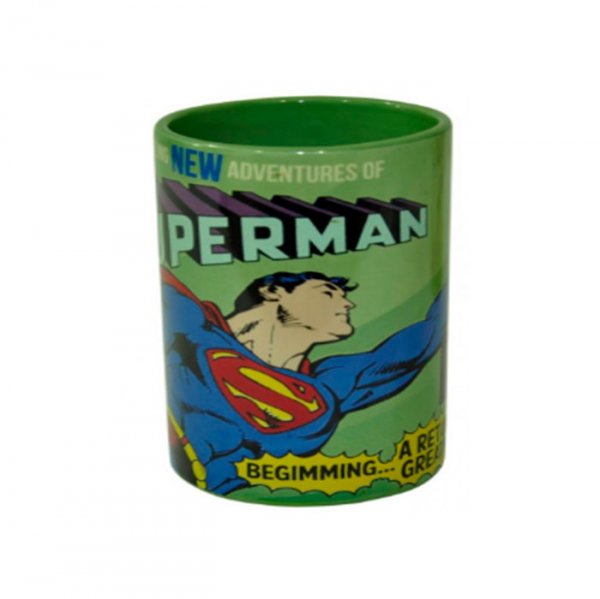 Pote Ceramica Dc Superman Sem Tampa - Incasa