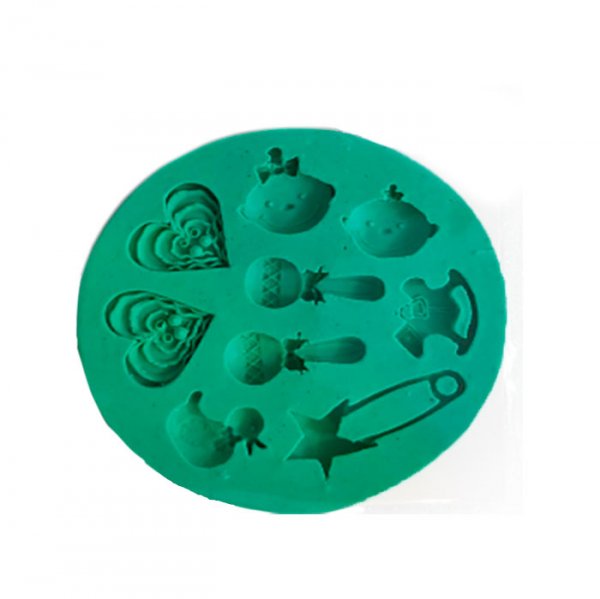 Molde De Silicone Kit Bebe 2 (1473) - Mazulli