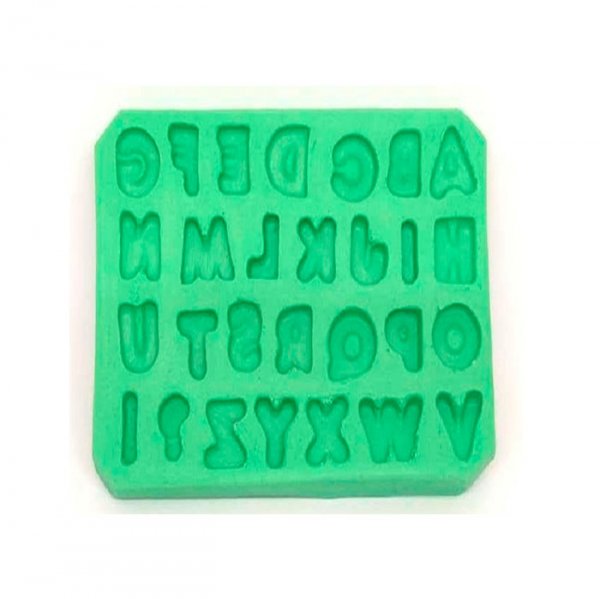 Molde De Silicone Alfabeto Mini (243) - Mazulli