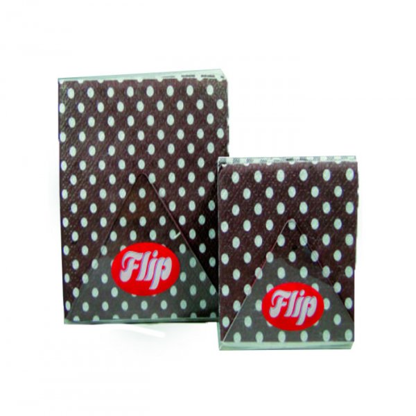 Guardanapo Poa Marrom Bola Branca 30X31Cm (50Un) - Flip