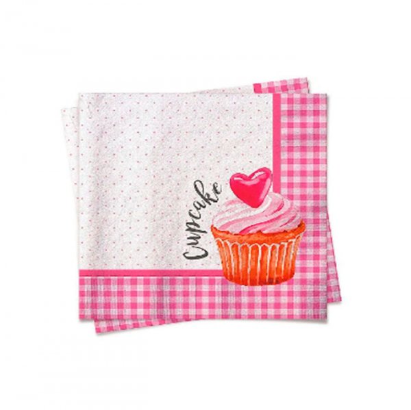 Guardanapo Cupcake 32X32 (20Un) - Cromus