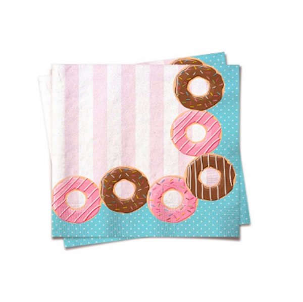 Guardanapo Donuts 32X32 (20Un) - Cromus